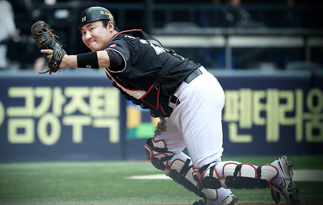 KT에서 FA가 돼 협상 중인 포수 장성우. KT 위즈 제공