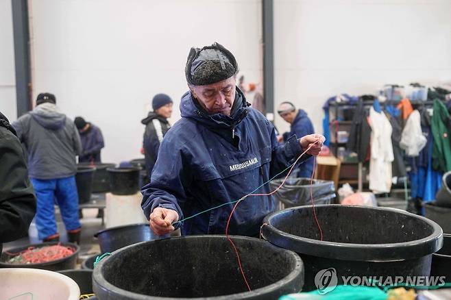 그린란드의 어민 [AP 연합뉴스 자료사진. 재판매 및 DB 금지]