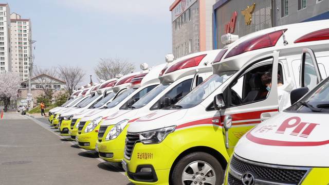 119구급차량. 경북소방본부 제공
