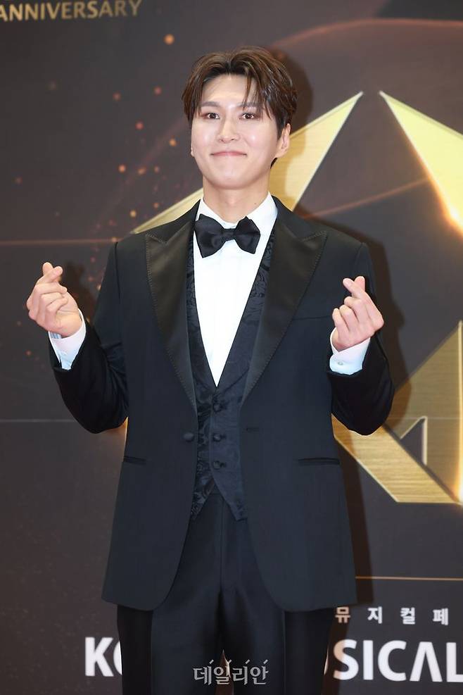 '한복 입은 남자' 장영실 역의 배우 겸 '매디슨 카운티의 다리'로 남우주연상을 수상한 배우 박은태 ⓒ데일리안 방규현 기자