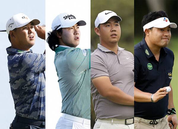 2026년 미국프로골프(PGA) 투어 더 아메리칸 익스프레스에 출전하는 김시우, 김성현, 김주형, 이승택 프로. 사진제공=ⓒAFPBBNews = News1 (사진을 무단으로 사용하지 마십시오.)