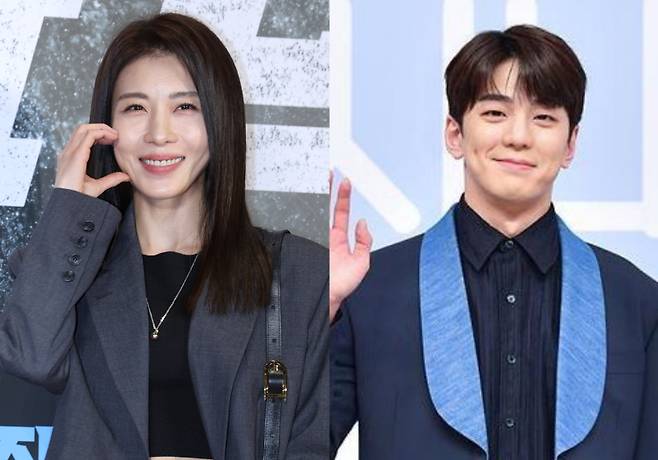 하지원, 김민규 (사진=일간스포츠 DB)