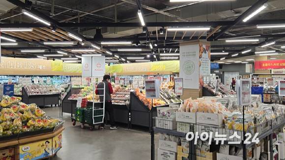 홈플러스는 지난달 29일 익스프레스 부문 분리 매각, 대규모 구조조정 등이 담긴 회생계획안을 제출했다. 사진은 한산한 분위기의 서울 한 홈플러스 매장.