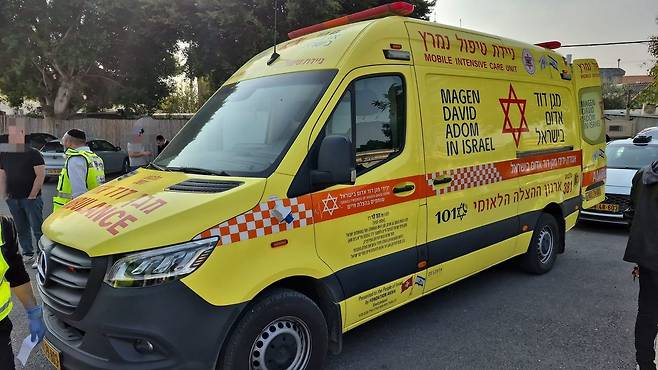 이스라엘 MDA 구급차. 사진 MDA