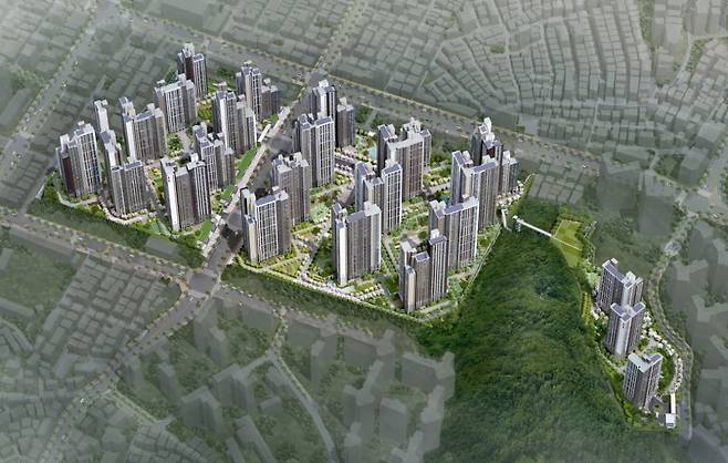 힐스테이트 광명 11 조감도