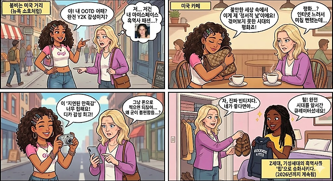 Y2K 패션, Z세대의 재해석 [구글 Gemini]