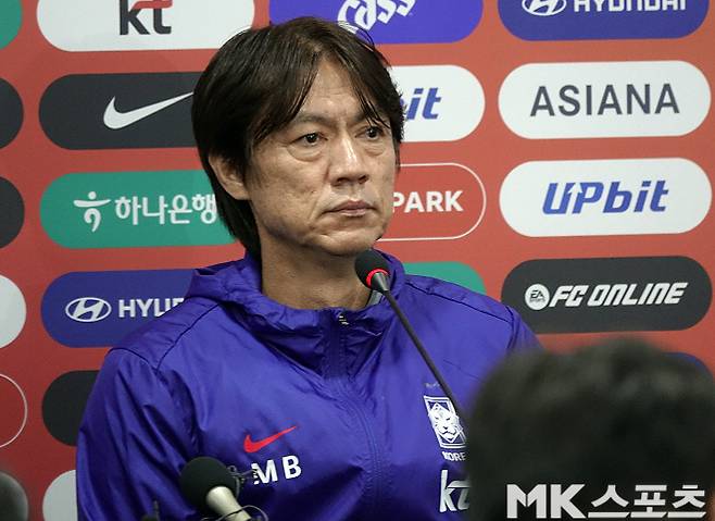 한국 축구 대표팀 홍명보 감독. 사진=이근승 기자