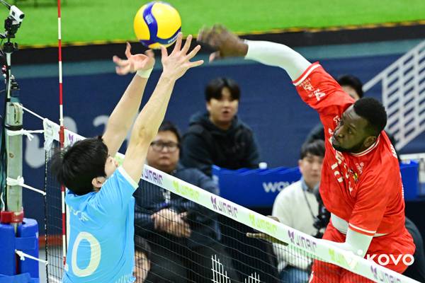 베논은 한국전력 공격을 이끌었다. 사진 제공= KOVO