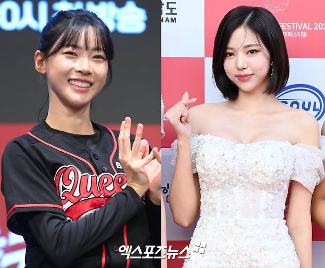 넷플릭스 '솔로지옥5'에 출연한 김민지와 김고은. 엑스포츠뉴스 DB.