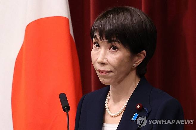 다카이치 사나에 일본 총리 [AFP 연합뉴스 자료사진. 재판매 및 DB 금지]
