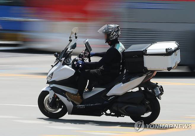 배달라이더 [연합뉴스 자료사진]