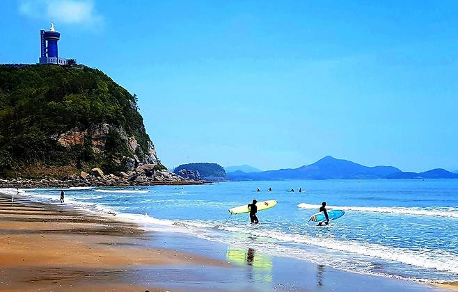 고흥 남열해수욕장 [전남도 제공.재판매 및 DB 금지]