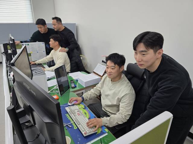 마약 수사 전국 1위를 달성한 대구경찰청 형사기동대 마약범죄수사1팀. 김우정 기자