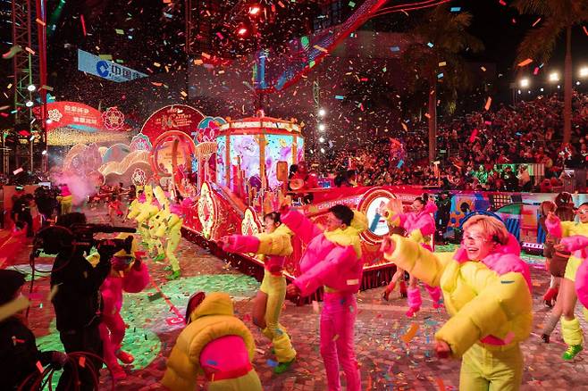 캐세이 인터내셔널 설 나이트 퍼레이드 장면 (사진=홍콩관광청)