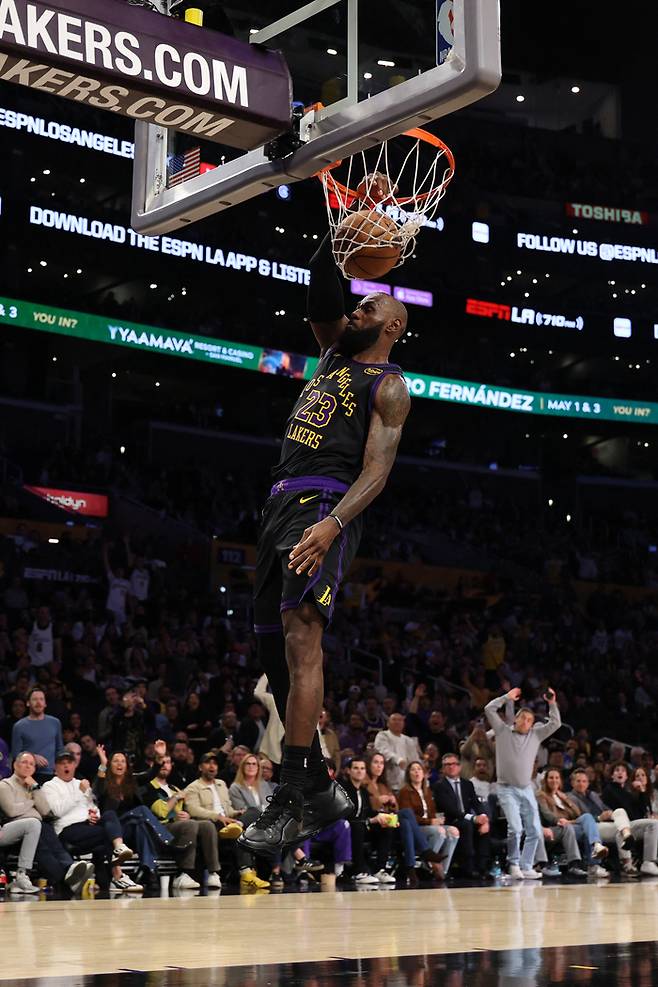 LA 레이커스 르브론 제임스. 사진 | LA=Imagn Images 연합뉴스