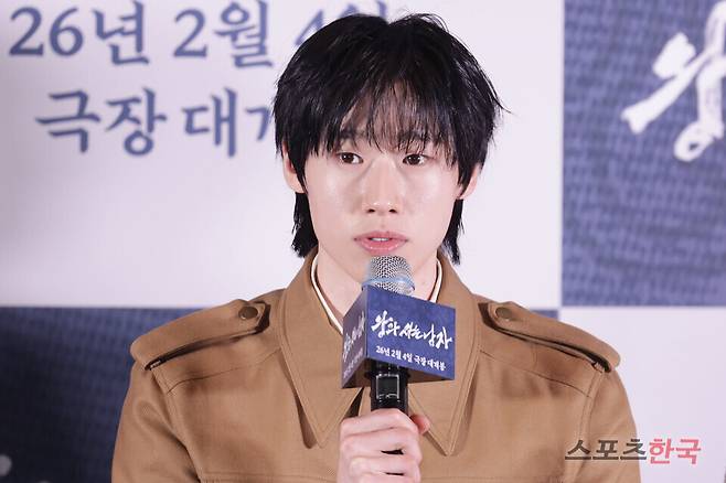 영화 '왕과 사는 남자' 언론배급 시사회에 참석한 김민. 2026.1.21 ⓒ이혜영 기자 lhy@hankooki.com