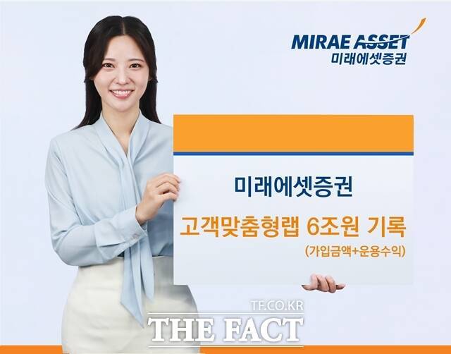 미래에셋증권은 일대일 맞춤형 자산관리 서비스인 고객맞춤형랩(지점운용랩)의 고객 잔고(가입금액+운용수익)가 6조원을 넘어섰다고 밝혔다. /미래에셋증권