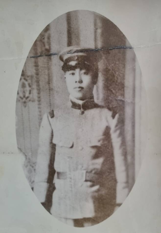 배만두가 조선보병대((창덕궁수비대) 시절 촬영한 사진. 후손 배원열 제공