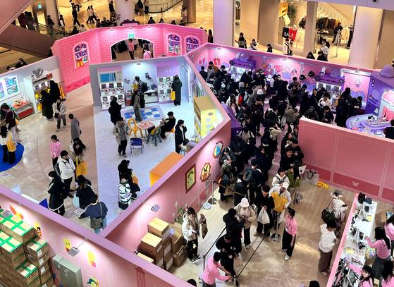 A Pokemon pop-up event held at Lotte Jamsil in southern Seoul in 2025 [LOTTE SHOPPING]