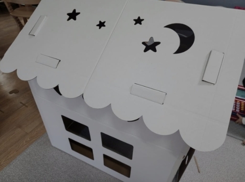 다이소 종이집. (사진=온라인 커뮤니티)