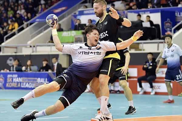 사진 박중규 해설위원의 하남시청 선수 시절 경기 모습, 사진=박중규 본인 제공