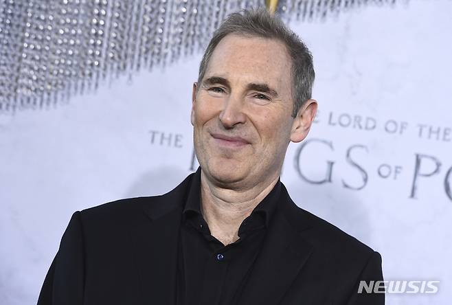 [컬버시티=AP/뉴시스] 앤디 재시 아마존 최고경영자(CEO)가 20일(현지 시간) 도널드 트럼프 미국 대통령의 전방위적인 관세 정책이 일부 품목의 가격에 반영되기 시작했다고 밝혔다. 2026.01.21.