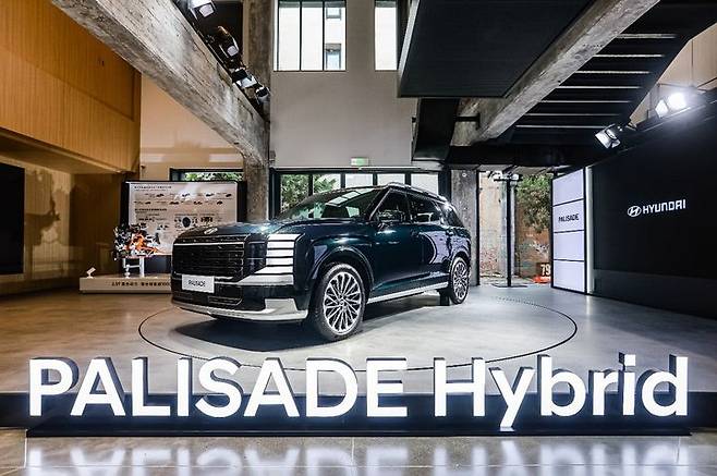 [서울=뉴시스] 현대차그룹의 차세대 하이브리드 시스템 'TMED Ⅱ'가 적용된 디 올 뉴 팰리세이드가 시장에서 긍정적인 반응을 얻고 있다. (사진=현대차 중국법인 제공) 2025.09.01 photo@newsis.com *재판매 및 DB 금지