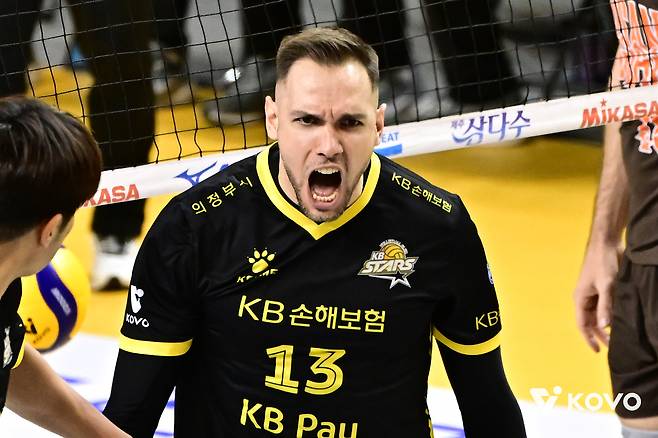 KB손해보험 안드레스 비예나. KOVO 제공