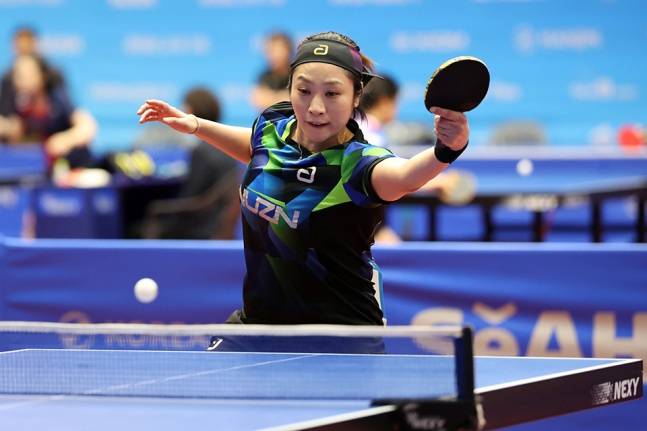 왕년의 국가대표 신수희 선수가 다시 태극마크를 달아 눈길을 끈다. /사진=대한탁구협회 제공