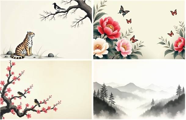 AI 모델로 제작한 민화 [국가유산진흥원 제공. 재판매 및 DB 금지]