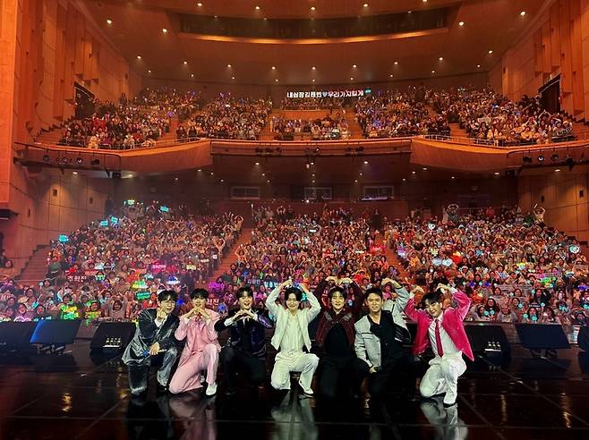 '미스터트롯3' TOP7 전국투어 콘서트 현장. ㈜밝은누리 제공