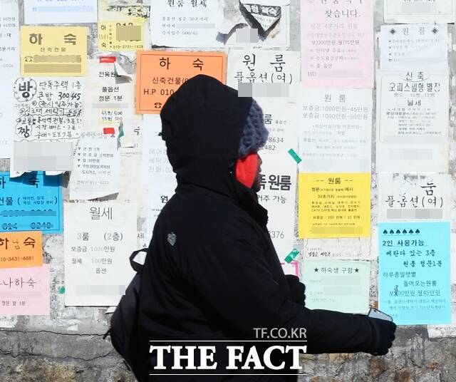 22일 다방에 따르면 지난달 서울 원룸 평균 월세가 보증금 1000만원 기준 64만원으로 집계됐다. /더팩트 DB