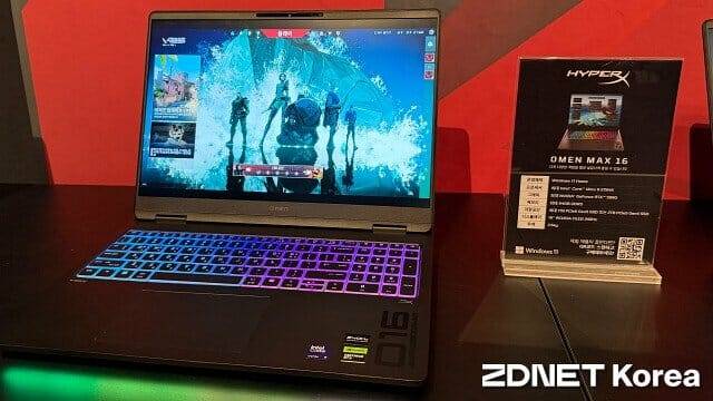 하이퍼엑스 오멘 맥스 16. (사진=지디넷코리아)