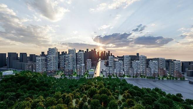 목동11단지아파트 재건축정비사업 조감도. 양천구 제공.