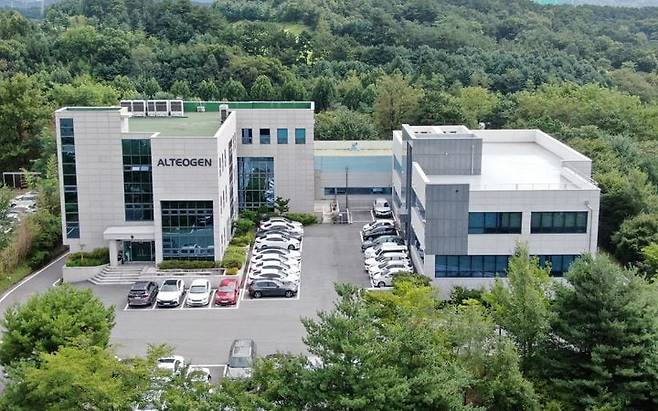 대전 유성구에 위치한 알테오젠 본사와 연구소./알테오젠