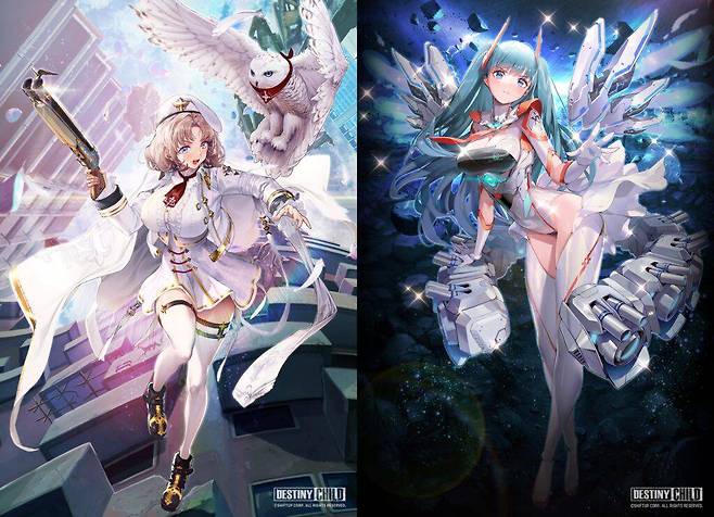 데스티니 차일드 원작 일러스트레이션