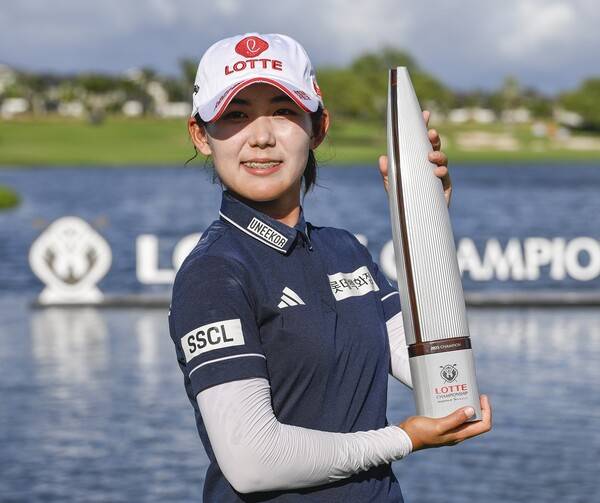 미국여자프로골프(LPGA) 투어 2026시즌 개막전 힐튼 그랜드 베케이션스 토너먼트 오브 챔피언스에 출전하는 루키 황유민 프로. 사진은 2025년 LPGA 투어 롯데 챔피언십 우승 때 모습이다. 사진제공=Getty_LPGA (사진을 무단으로 사용하지 마십시오.)