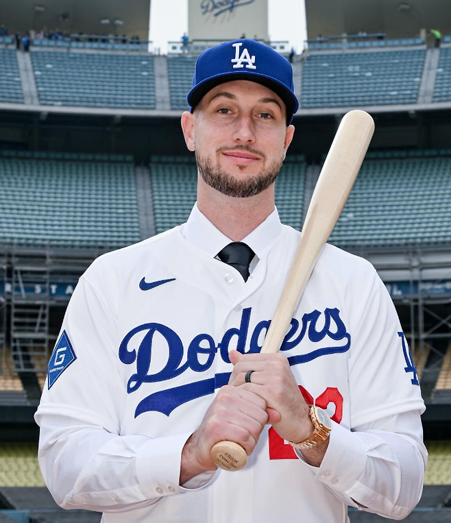 다저스 유니폼을 입은 카일 터커. 사진=다저스 인스타그램