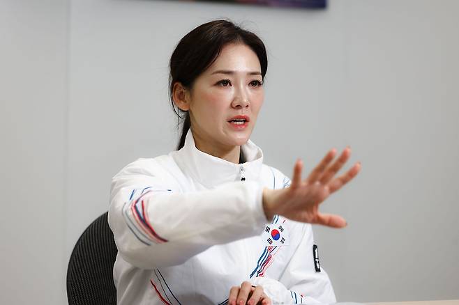 밀라노·코르티나담페초 올림픽 기간 중 한국선수단장으로 활동할 이수경(44) 대한빙상경기연맹 회장. 김종호 기자