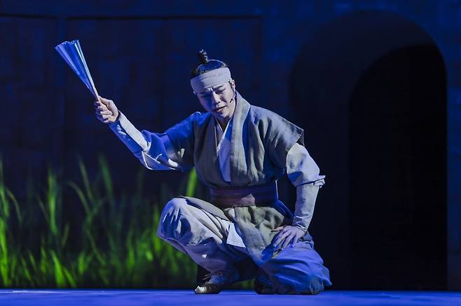국립창극단 무대에서 김수인. 국립극장 제공