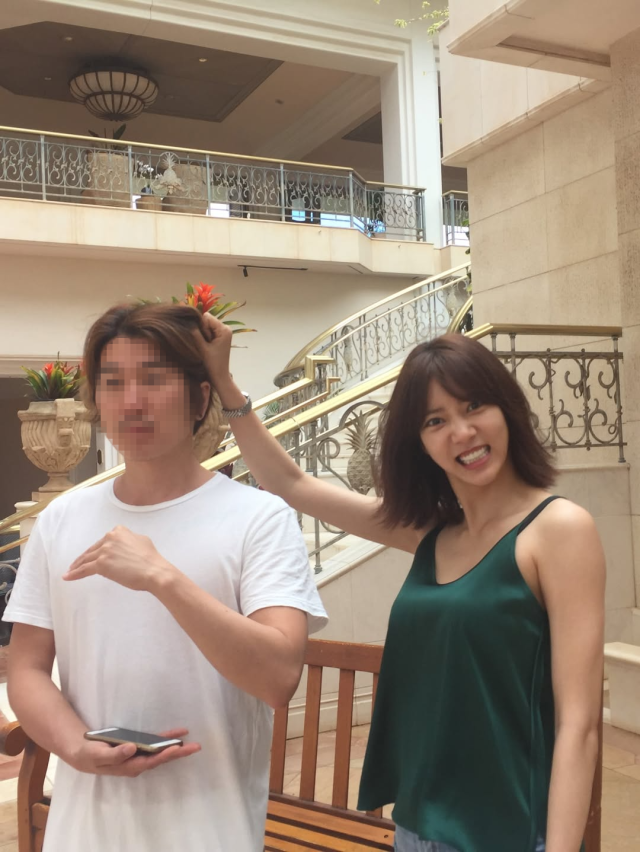 손담비가 10년 전 촬영 현장에서 찍은 사진을 공개했다. / 손담비 SNS