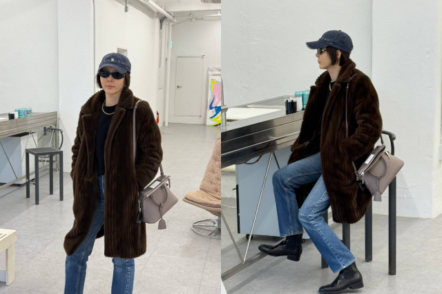 김나영이 영하의 날씨에도 패셔니스타다운 패션을 뽐냈다. / 김나영 SNS