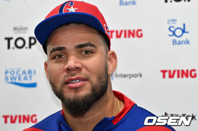 [OSEN=이대선 기자] 쿠바 요안 몬카다. 2024.11.02 /sunday@osen.co.kr