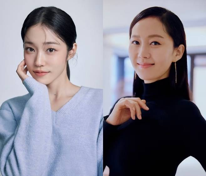 노윤서(왼쪽), 염정아. MAA, 롯데엔터테인먼트 제공