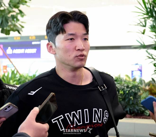 [포토]'김도영에 베테랑의 노하우 전수!' 박해민
