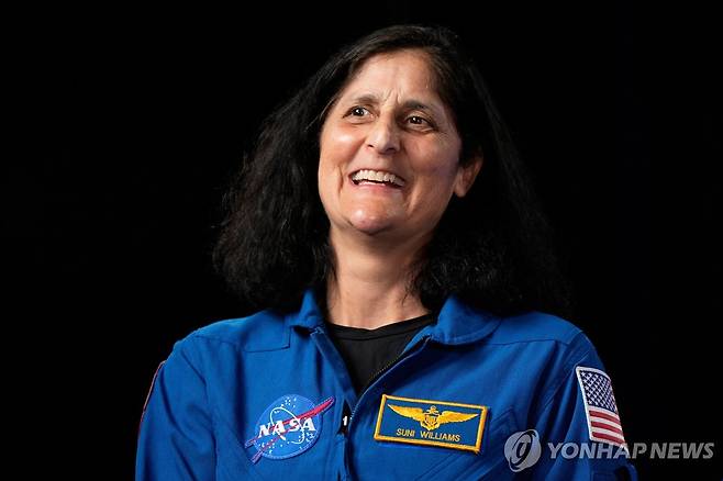 은퇴한 NASA 우주비행사 수니 윌리엄스 [AP 연합뉴스 자료사진. 재판매 및 DB 금지]