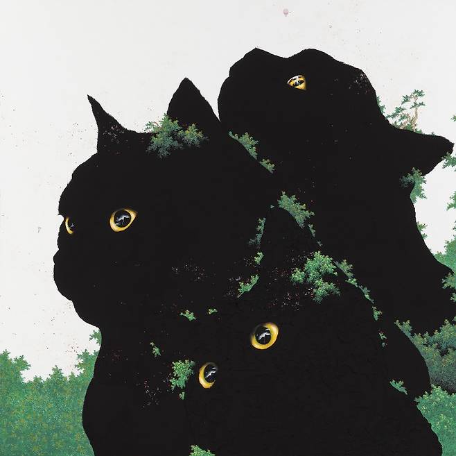 심민경 작 '여명을 꿈꾸는 그림자' [구구갤러리 제공. 재판매 및 DB 금지]