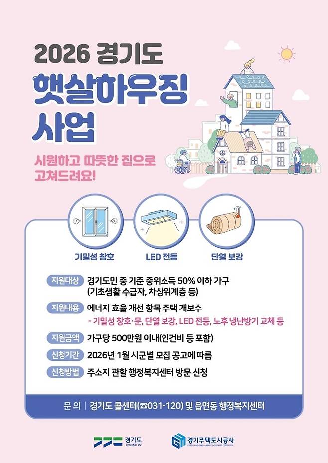 2026 햇살하우징 안내 포스터 사진제공 의왕시