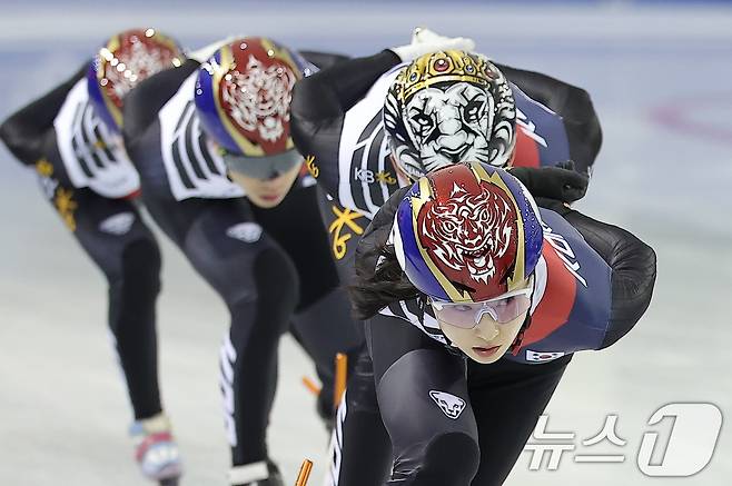 쇼트트랙 대표팀. /뉴스1 DB ⓒ News1 김성진 기자