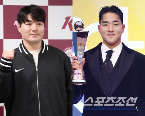 박병호(왼쪽)-안현민. 스포츠조선DB